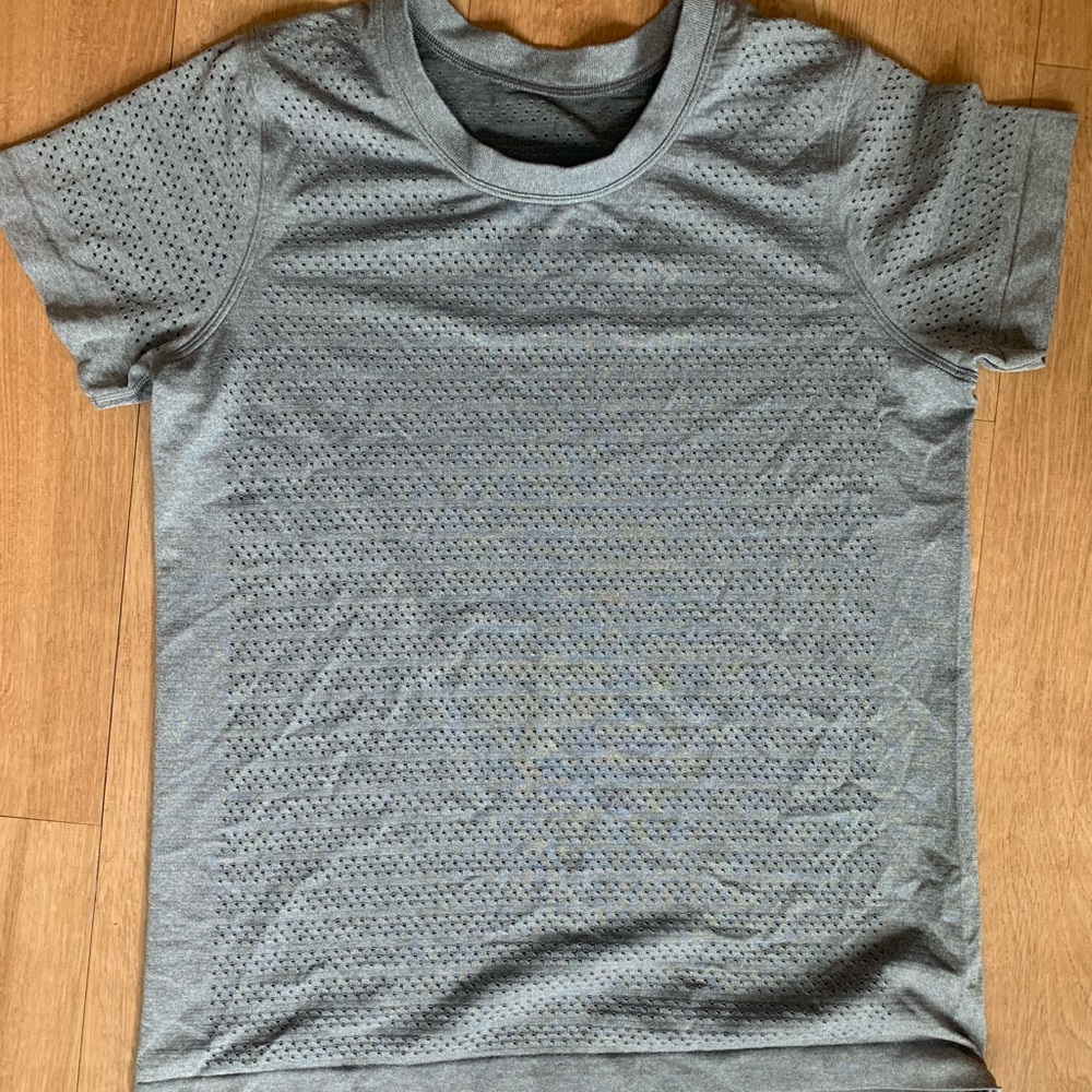 Lululemon Grey Exercise Tee